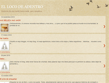 Tablet Screenshot of el-loco-de-adentro.blogspot.com