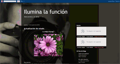 Desktop Screenshot of iluminalafuncion.blogspot.com