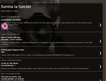 Tablet Screenshot of iluminalafuncion.blogspot.com