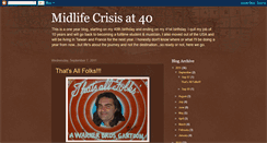 Desktop Screenshot of midlifecrisisat40.blogspot.com