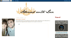 Desktop Screenshot of adornedwithlace.blogspot.com