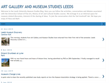 Tablet Screenshot of museumstudiesleeds.blogspot.com