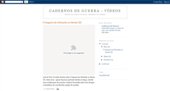 Desktop Screenshot of paginadosvideoscadernosdeguerra.blogspot.com