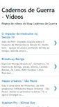 Mobile Screenshot of paginadosvideoscadernosdeguerra.blogspot.com