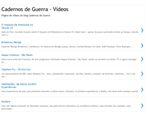 Tablet Screenshot of paginadosvideoscadernosdeguerra.blogspot.com