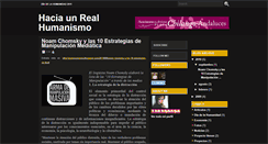 Desktop Screenshot of haciaunrealhumanismo.blogspot.com