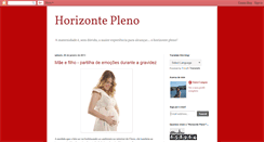 Desktop Screenshot of horizontepleno.blogspot.com