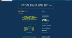 Desktop Screenshot of institutobiblicobetel.blogspot.com