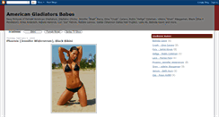 Desktop Screenshot of american-gladiators-babes.blogspot.com