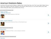 Tablet Screenshot of american-gladiators-babes.blogspot.com