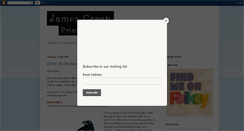 Desktop Screenshot of jamesgreenprintworks.blogspot.com