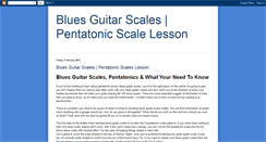 Desktop Screenshot of bluesguitarscales-pentatonics.blogspot.com
