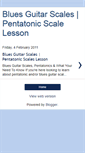 Mobile Screenshot of bluesguitarscales-pentatonics.blogspot.com