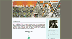 Desktop Screenshot of biggestlittle.blogspot.com