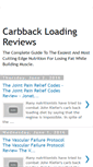 Mobile Screenshot of carbbackloadingreviewsonline.blogspot.com