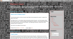 Desktop Screenshot of platformhack.blogspot.com
