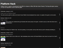 Tablet Screenshot of platformhack.blogspot.com