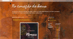 Desktop Screenshot of no-coracao-de-deus.blogspot.com