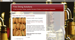 Desktop Screenshot of finediningsolutions.blogspot.com