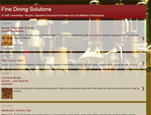 Tablet Screenshot of finediningsolutions.blogspot.com