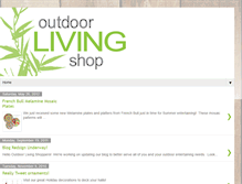 Tablet Screenshot of outdoorlivingshop.blogspot.com