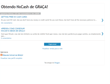 Tablet Screenshot of nxcashdegraca.blogspot.com