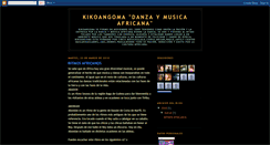 Desktop Screenshot of kikoangomadanzaymusica.blogspot.com