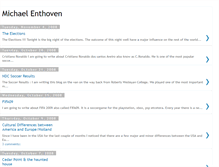 Tablet Screenshot of michaelenthoven.blogspot.com