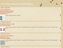 Tablet Screenshot of cronoriflessologia.blogspot.com