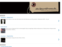 Tablet Screenshot of diesportfreunde.blogspot.com