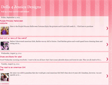 Tablet Screenshot of dolls4jessicadesigns.blogspot.com