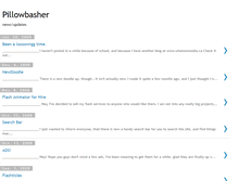 Tablet Screenshot of pillowbasher.blogspot.com
