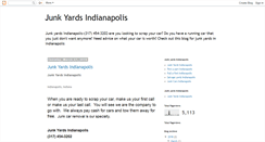 Desktop Screenshot of junkyardsindianapolis.blogspot.com