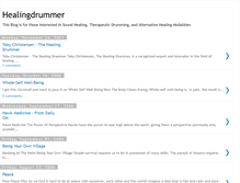Tablet Screenshot of healingdrummer.blogspot.com