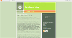 Desktop Screenshot of lazy-boy.blogspot.com