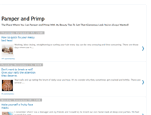 Tablet Screenshot of pamperandprimp.blogspot.com