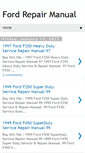 Mobile Screenshot of fordrepairmanual.blogspot.com