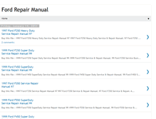 Tablet Screenshot of fordrepairmanual.blogspot.com