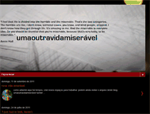 Tablet Screenshot of dansuneautreviemiserable.blogspot.com