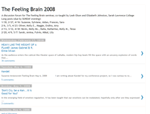 Tablet Screenshot of feeling-brain-08.blogspot.com