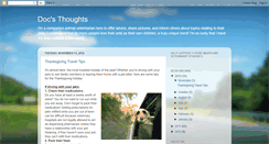 Desktop Screenshot of docsthoughts-dvm.blogspot.com