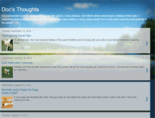 Tablet Screenshot of docsthoughts-dvm.blogspot.com