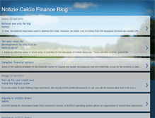 Tablet Screenshot of notizie-calcio.blogspot.com