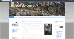 Desktop Screenshot of elretodecorrer.blogspot.com