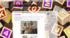 Desktop Screenshot of cantinhodalucinha.blogspot.com