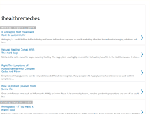 Tablet Screenshot of ihealthremedies.blogspot.com