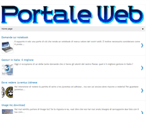 Tablet Screenshot of portaleweb.blogspot.com