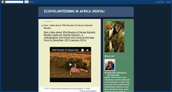 Desktop Screenshot of ecovolunteer-kenya.blogspot.com