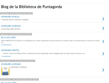 Tablet Screenshot of bibliotecadepuntagorda.blogspot.com