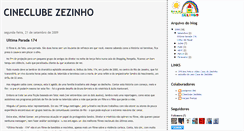 Desktop Screenshot of cineclubezezinho.blogspot.com